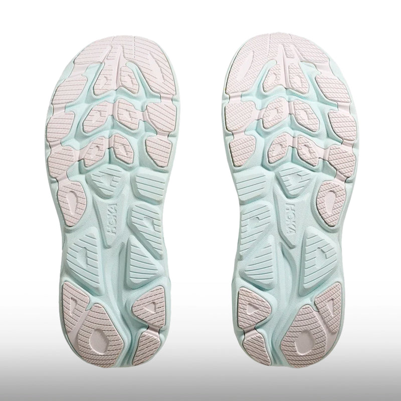 Hoka One One Clifton 10 Mujer White Cielo Blue