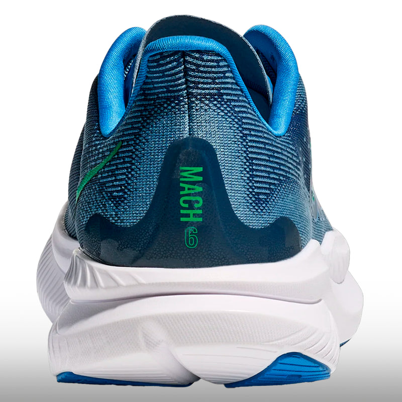 Hoka One One Mach 6 Hombre Downpour Thunder Cloud