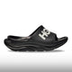 Hoka Ora Athletic Slide Unisex Black White