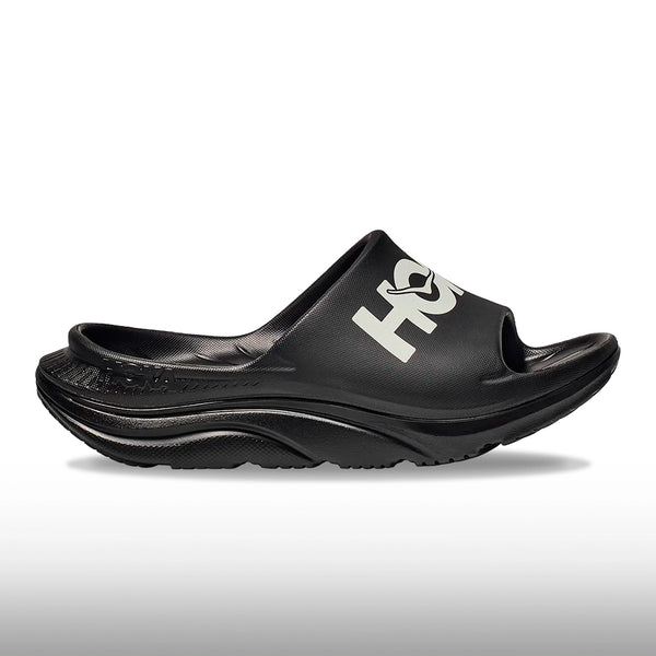 Hoka Ora Athletic Slide Unisex Black White