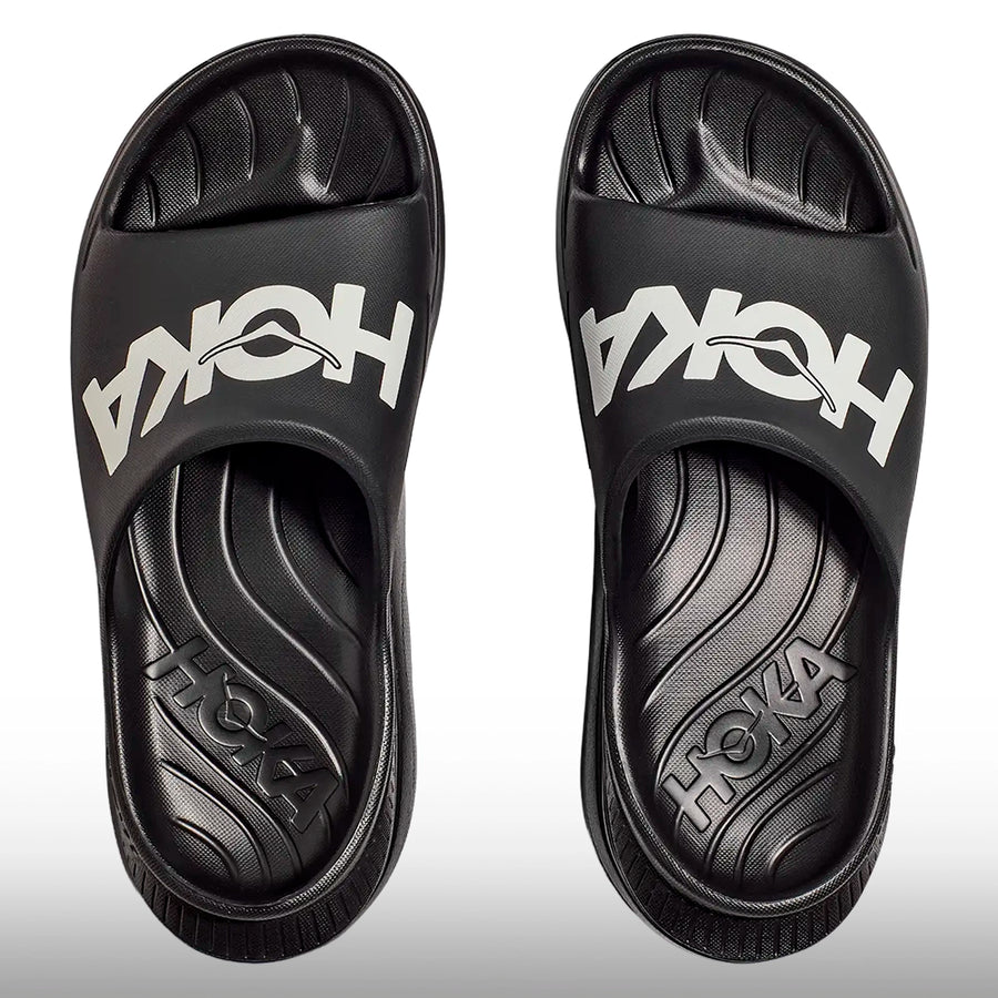 Hoka Ora Athletic Slide Unisex Black White