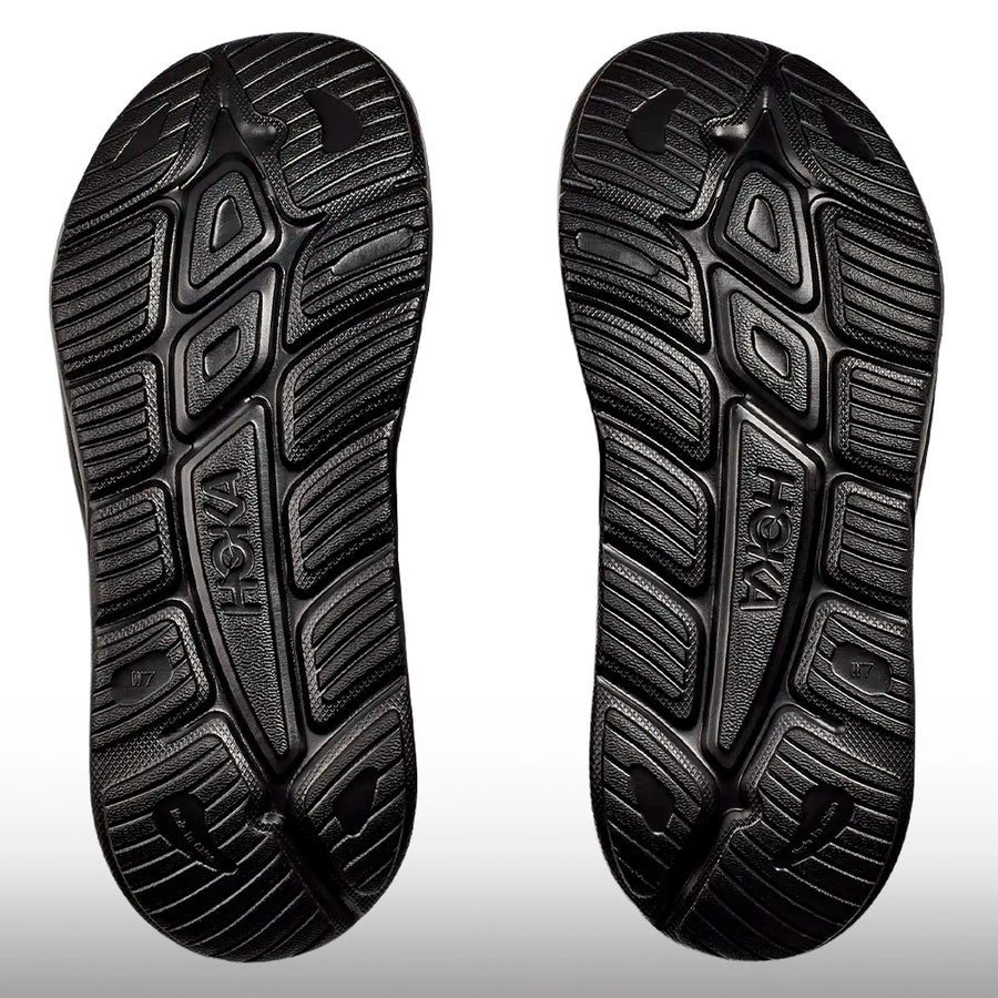 Hoka Ora Athletic Slide Unisex Black White