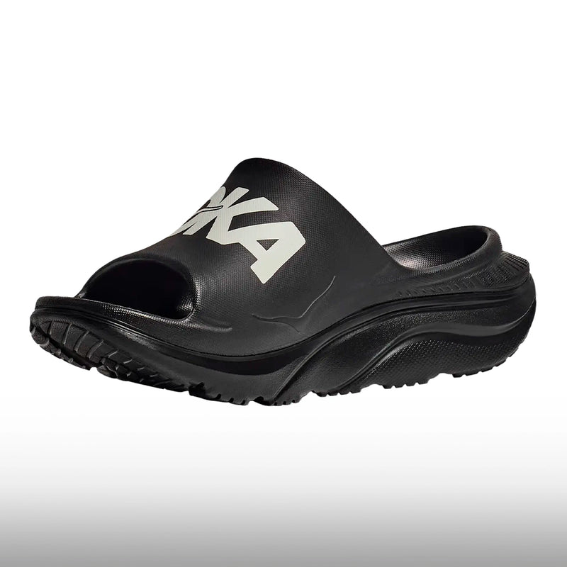Hoka Ora Athletic Slide Unisex Black White