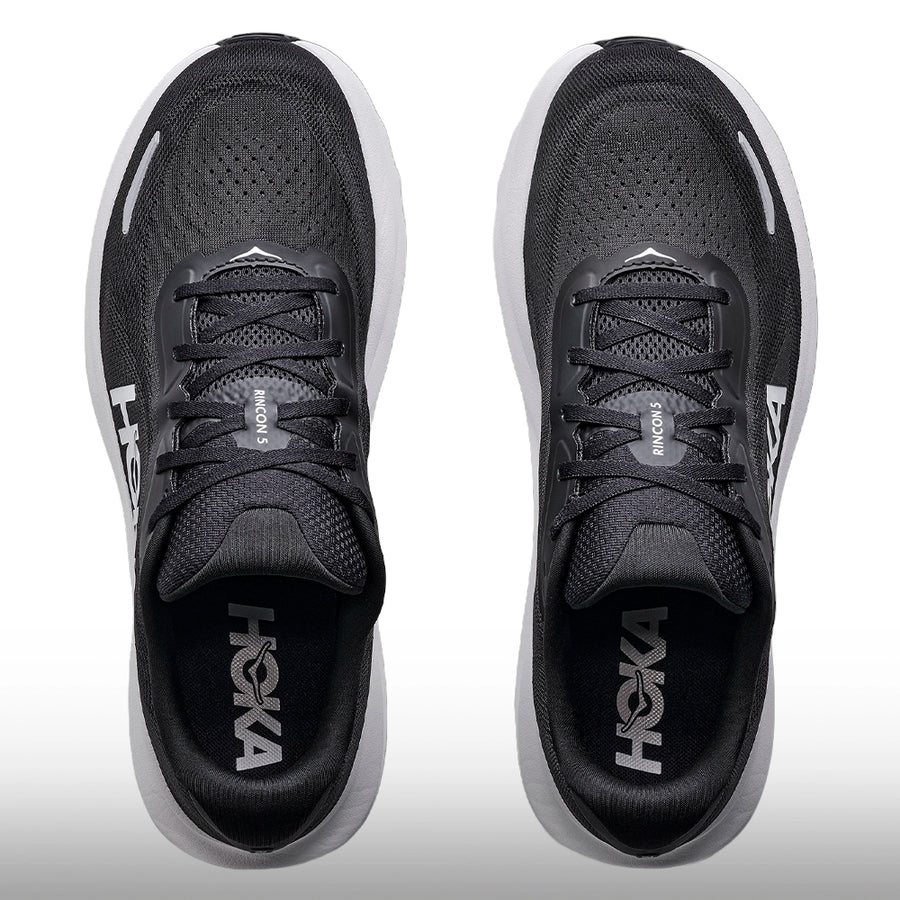 Hoka Rincon 5 Hombre Black White