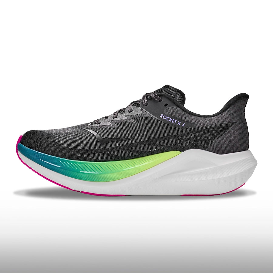 Hoka Rocket X 3 Unisex Black Neon Nebula