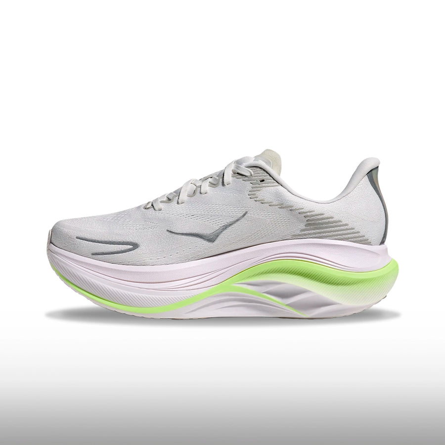 Hoka Skyward X 2 Blue Mujer White Neon Yuzu