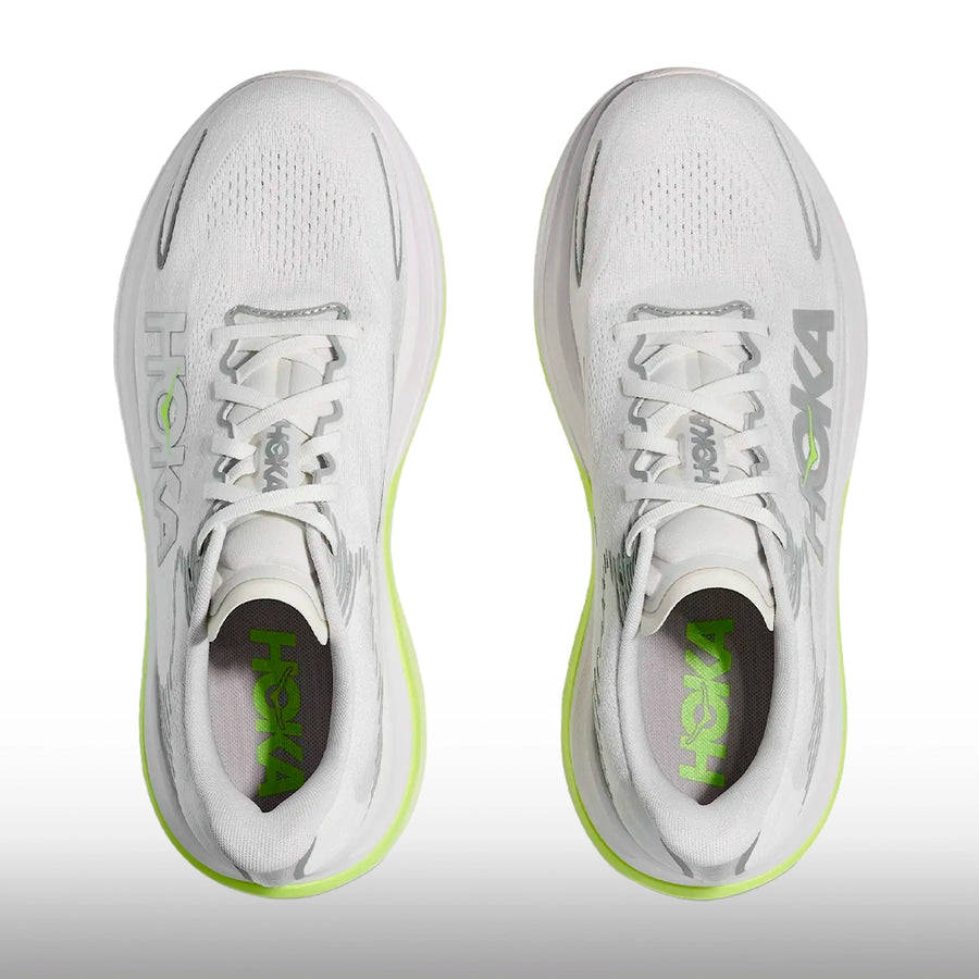Hoka Skyward X 2 Blue Mujer White Neon Yuzu