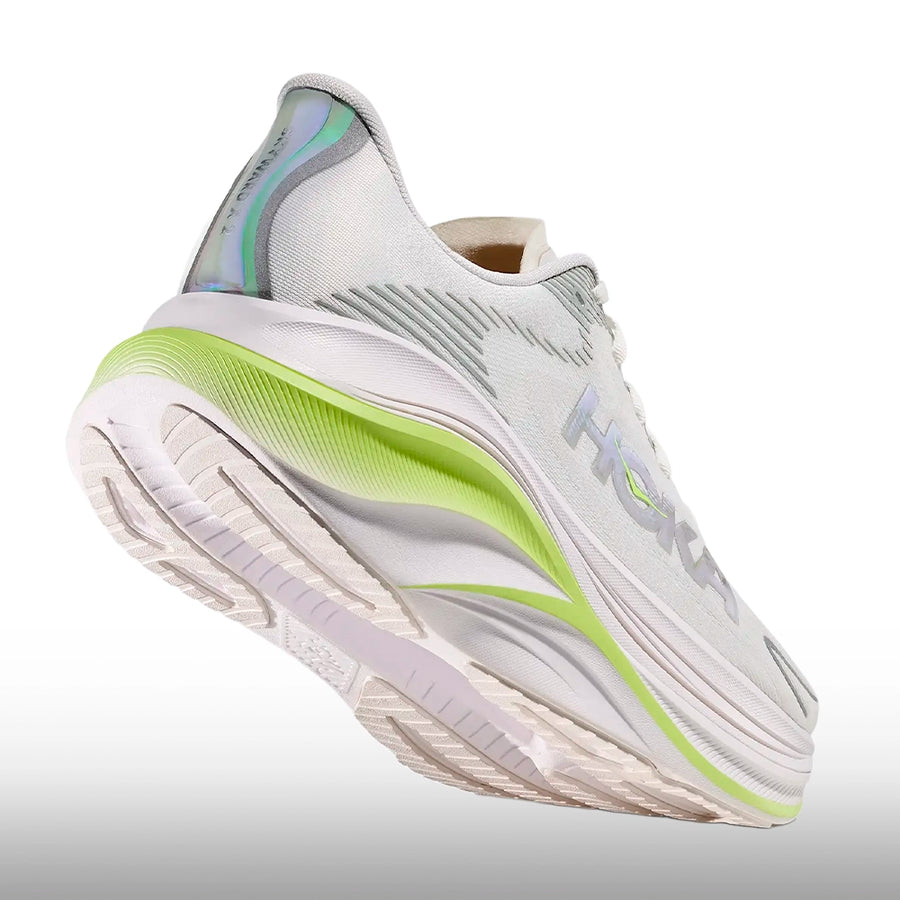Hoka Skyward X 2 Blue Mujer White Neon Yuzu