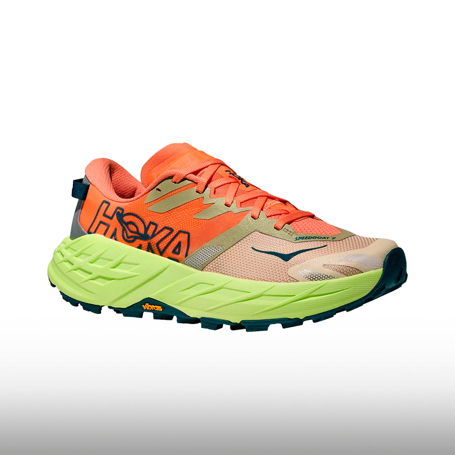 Hoka Speedgoat 7 Mujer Persimmon Neon Yuzu