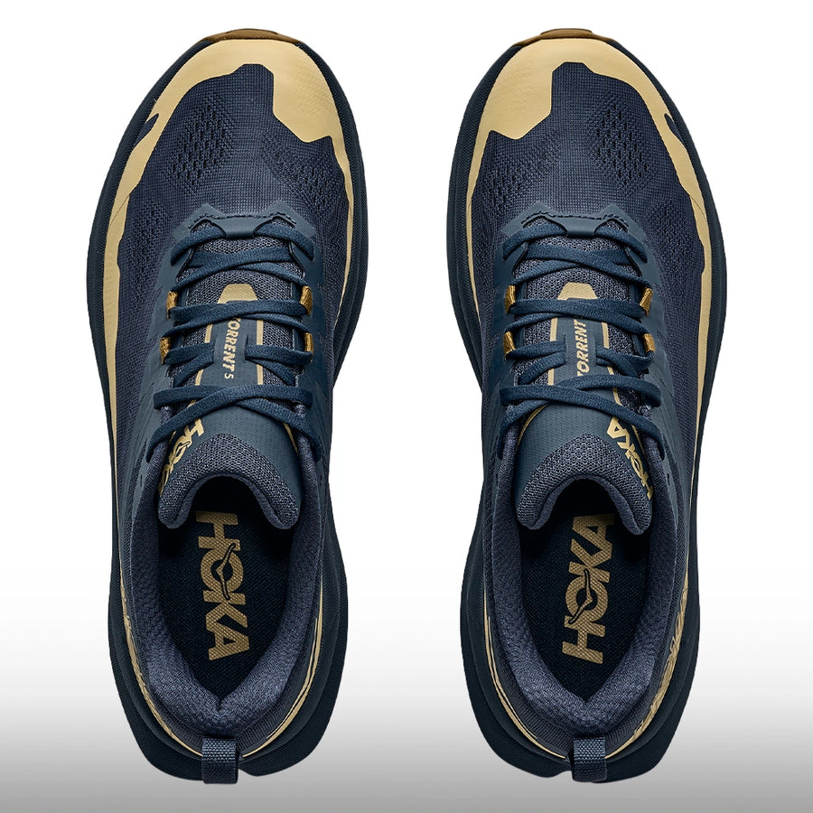 Hoka Torrent 5 Hombre Varsity Navy Caraway Seed