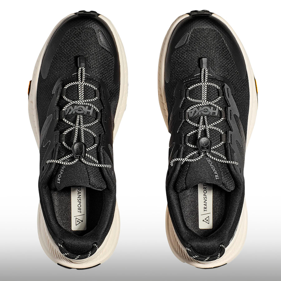 Hoka Transport Hombre Black Alabaster