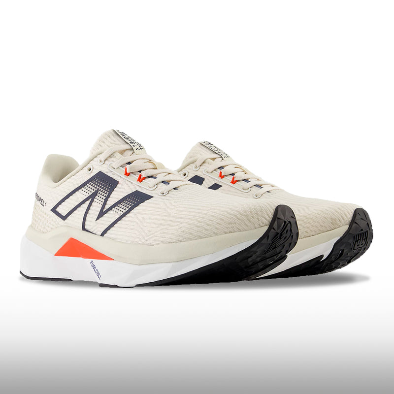 New Balance FuelCell Propel v5 Hombre Linen Navy Neo Flame