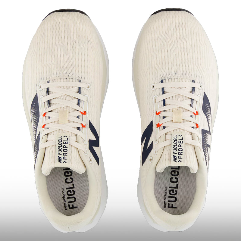 New Balance FuelCell Propel v5 Hombre Linen Navy Neo Flame