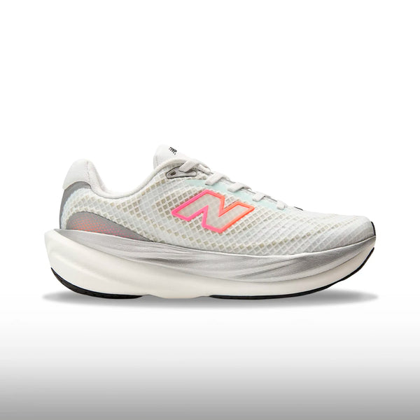 New Balance 1080 V15 Breathe Mujer White Pink Tangerine Heat