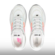 New Balance 1080 V15 Breathe Mujer White Pink Tangerine Heat