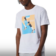 New Balance Camiseta Essentials Celebrate Run Hombre White