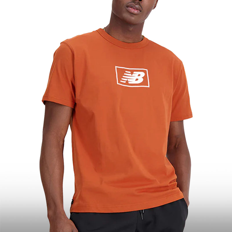 New Balance Camiseta Essentials Hombre Rust Oxide