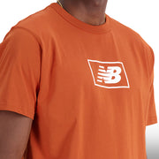 New Balance Camiseta Essentials Hombre Rust Oxide
