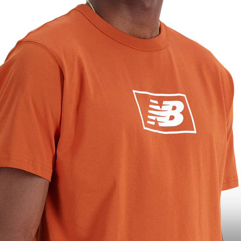 New Balance Camiseta Essentials Hombre Rust Oxide