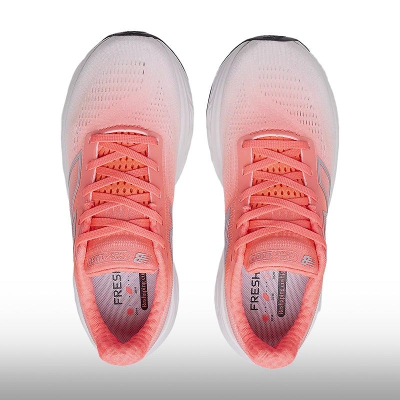 New Balance Fresh Foam X 1080 v14 Mujer Urgent Red Silver Metallic