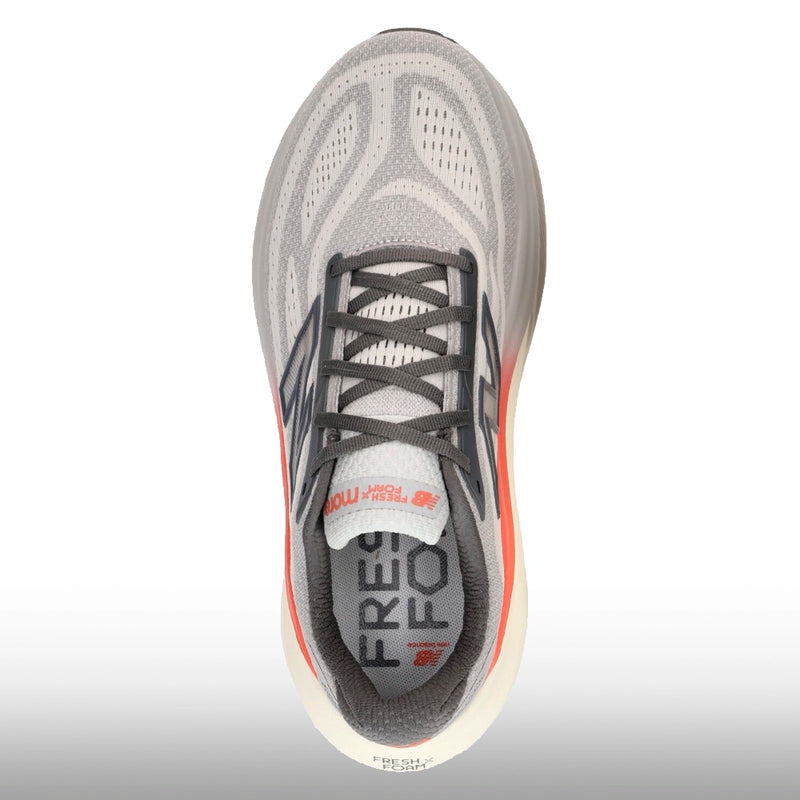 New Balance Fresh Foam X More v6 Hombre Grey Matter True Red