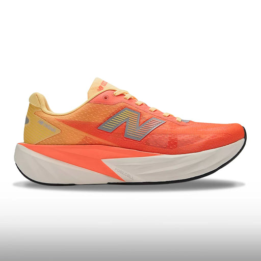 New Balance FuelCell Rebel v5 Hombre Tangerine Heat Silver Metallic