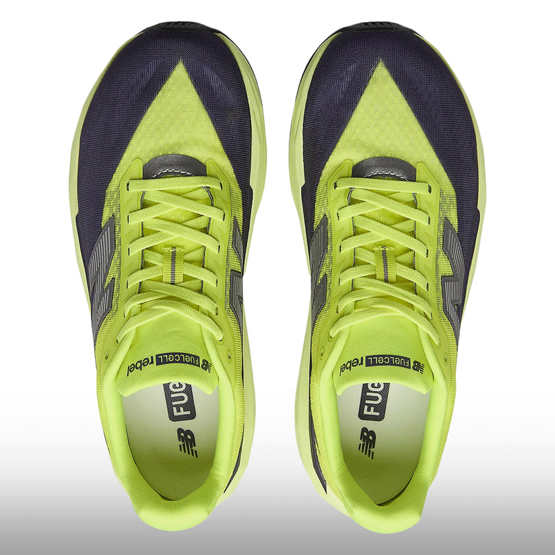 New Balance FuelCell Rebel v5 Hombre Yellow Alkaline Green