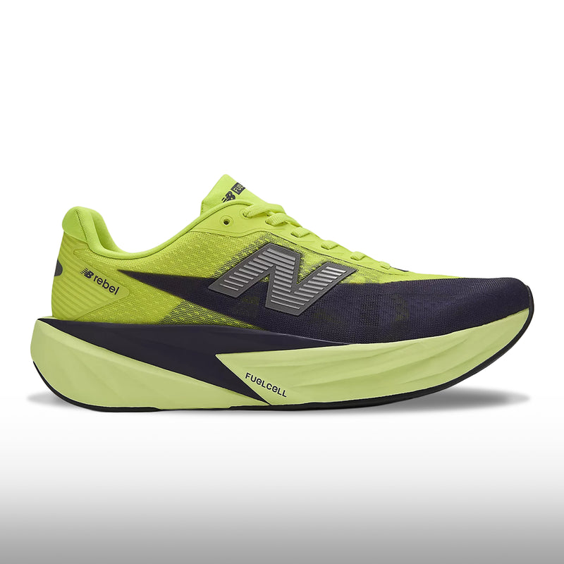 New Balance FuelCell Rebel v5 Hombre Yellow Alkaline Green