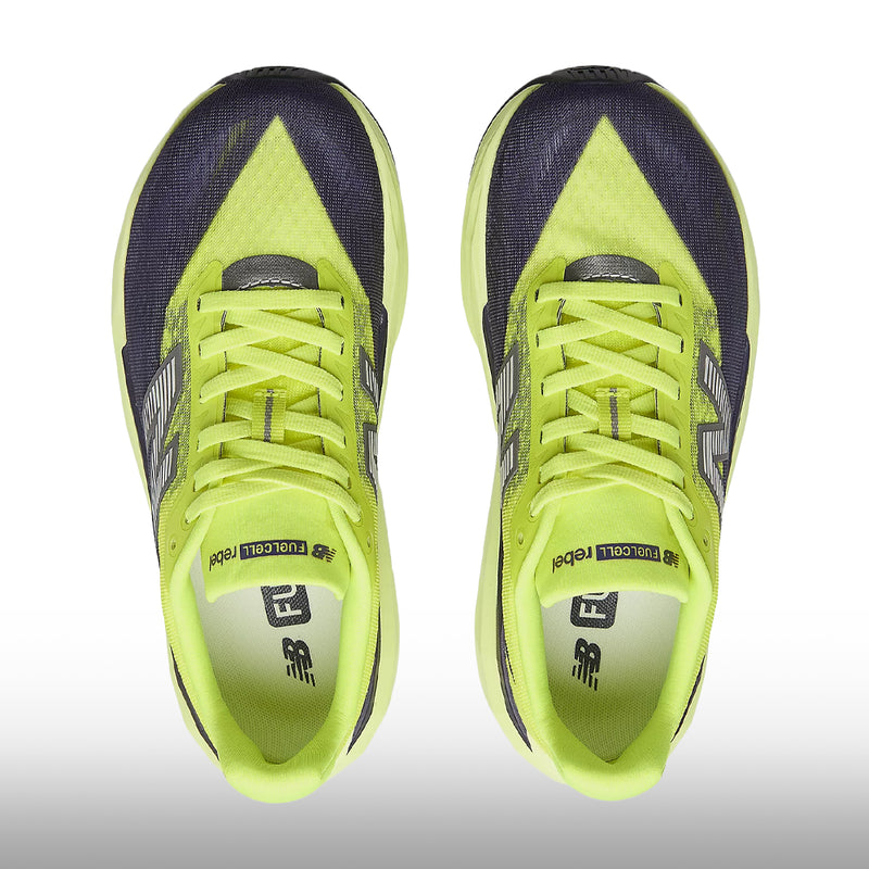 New Balance FuelCell Rebel v5 Mujer Alkaline Green Boysenberry