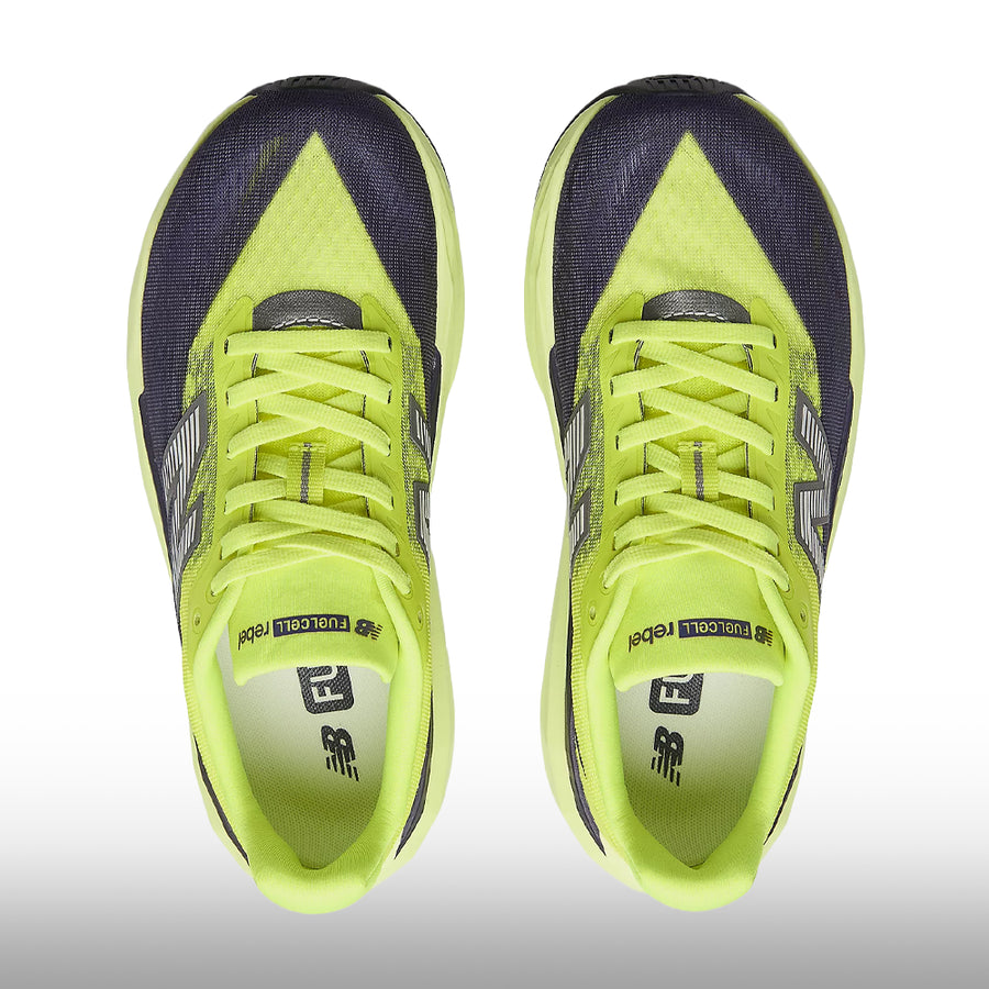 New Balance FuelCell Rebel v5 Mujer Alkaline Green Boysenberry