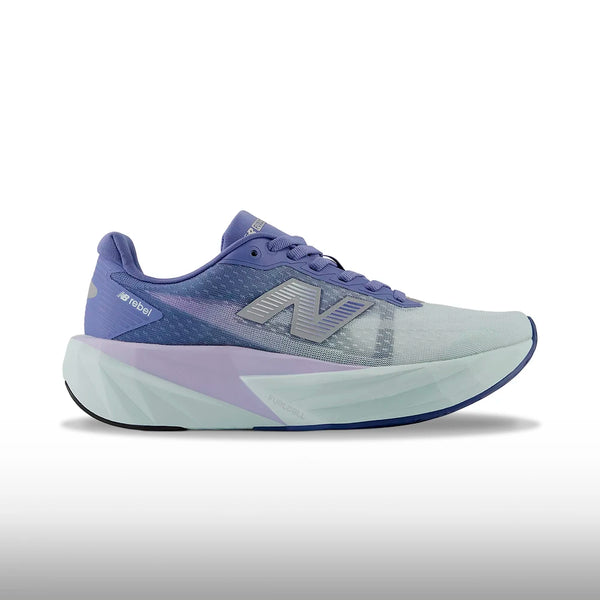 New Balance FuelCell Rebel v5 Mujer Fairweather Blue Glint Blue