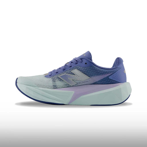 New Balance FuelCell Rebel v5 Mujer Fairweather Blue Glint Blue