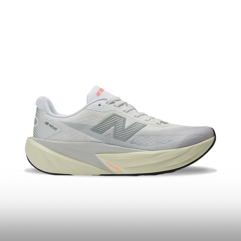 New Balance FuelCell Rebel v5 Mujer Raincloud White