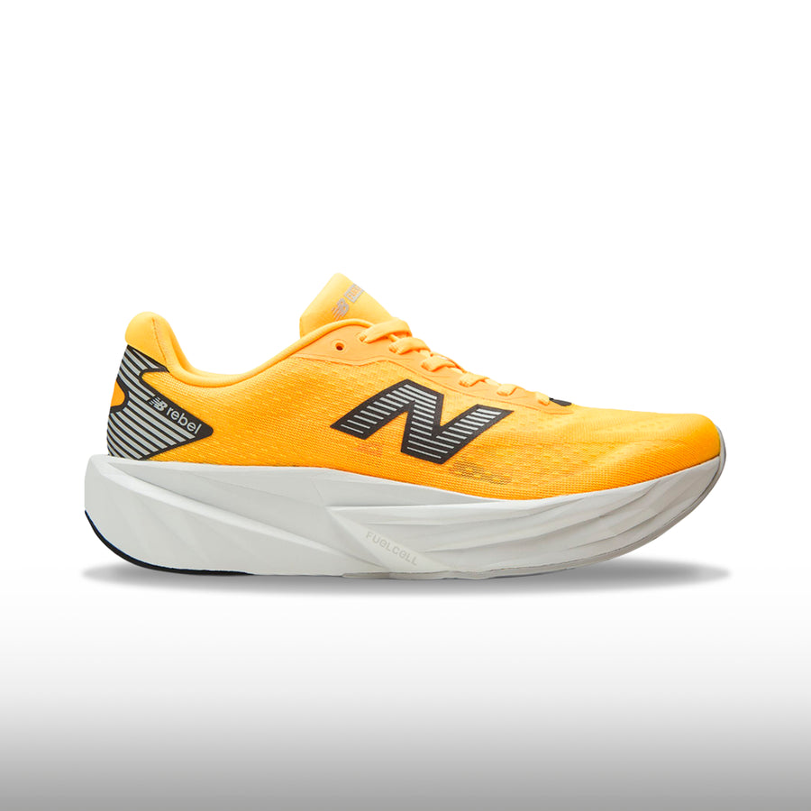 New Balance FuelCell Rebel v5 Mujer Satsuma Orange Grey Matter
