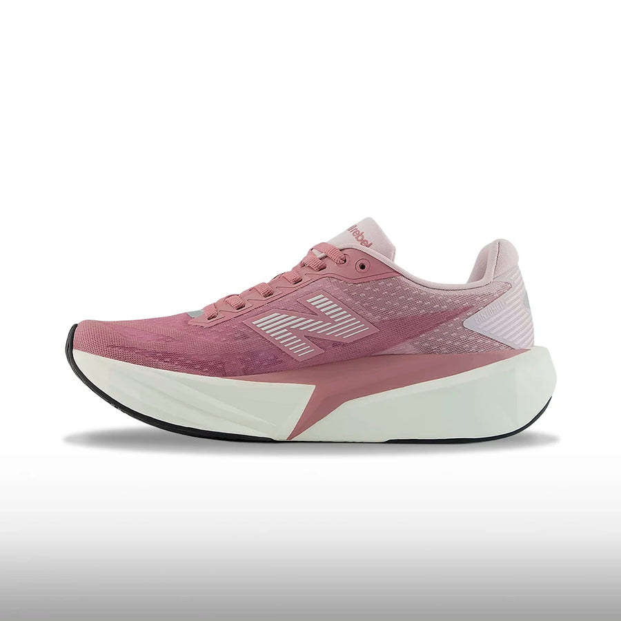 New Balance FuelCell Rebel v5 Mujer Stone Pink Rosewood