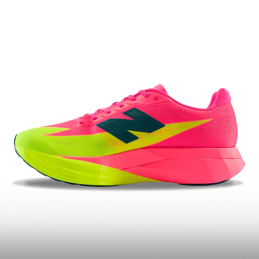 New Balance FuelCell SuperComp Elite v5 London Hombre Alkaline Green Pink Heat