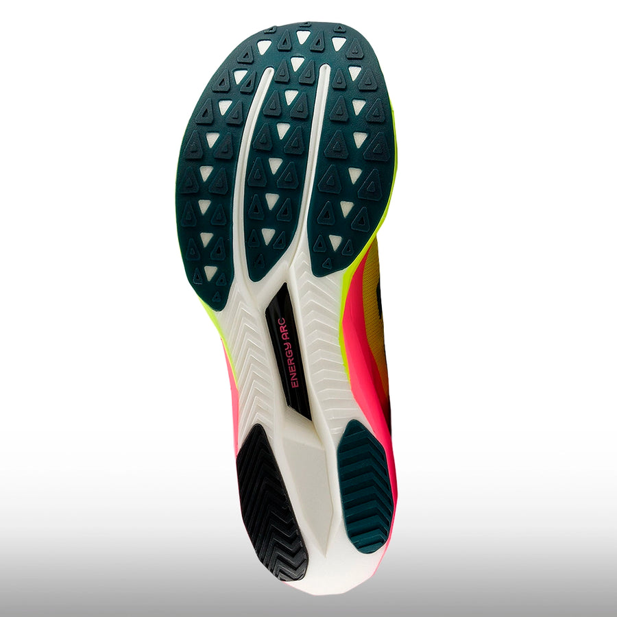 New Balance FuelCell SuperComp Elite v5 London Hombre Alkaline Green Pink Heat