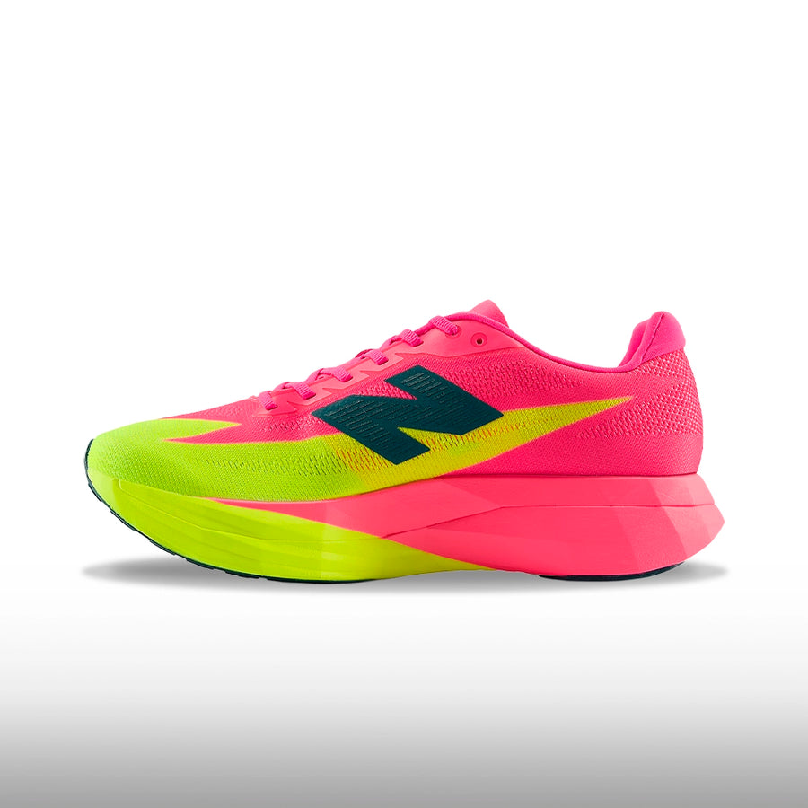 New Balance FuelCell SuperComp Elite v5 London Mujer Alkaline Green Pink Heat