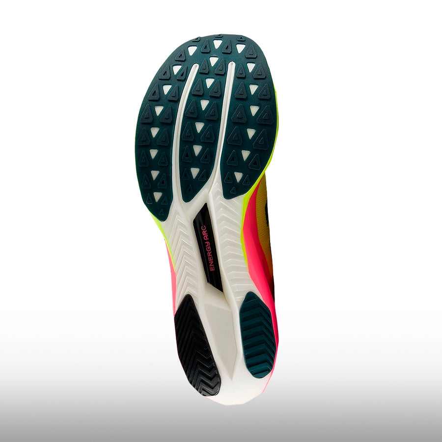 New Balance FuelCell SuperComp Elite v5 London Mujer Alkaline Green Pink Heat