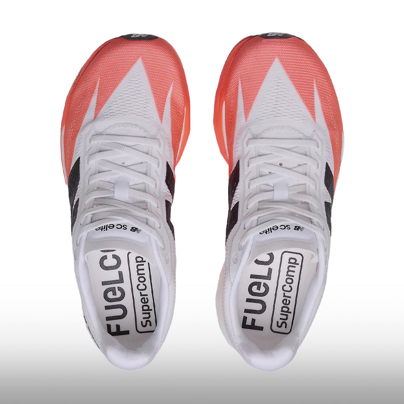 New Balance FuelCell SuperComp Elite v5 Mujer Urgent Red White