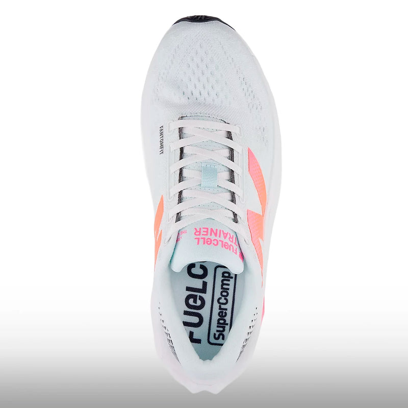 New Balance FuelCell SuperComp Trainer v3 Hombre Pink Heat Glint Blue