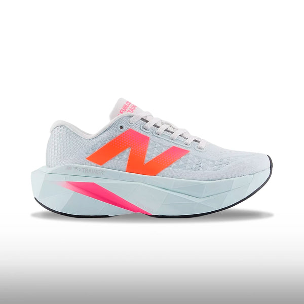 New Balance FuelCell SuperComp Trainer v3 Mujer Pink Heat Glint Blue