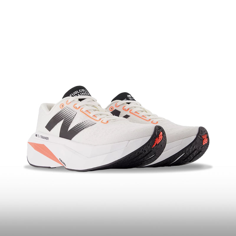 New Balance FuelCell SuperComp Trainer v3 Mujer Sea Salt Urgent Red
