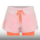New Balance Short Printed Impact Run 2En1 Mujer Coral