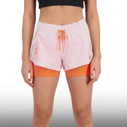 New Balance Short Printed Impact Run 2En1 Mujer Coral