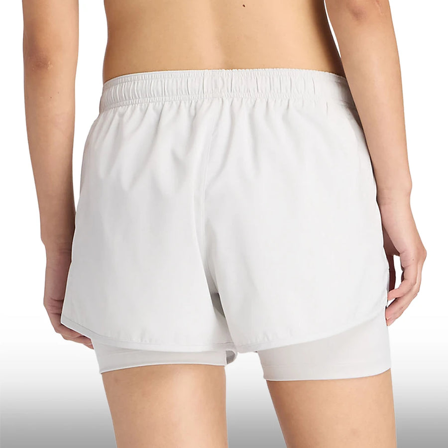 New Balance Short Sport Essential 2-in-1 3"In White