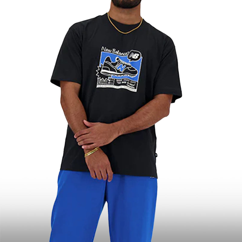 New Balance Sport Essentials AD T-Shirt Hombre Black