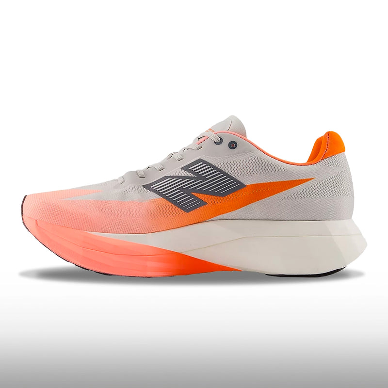 New Balance TCS NYC Marathon FuelCell SuperComp Elite v5 Hombre Grapefruit Grey Matter