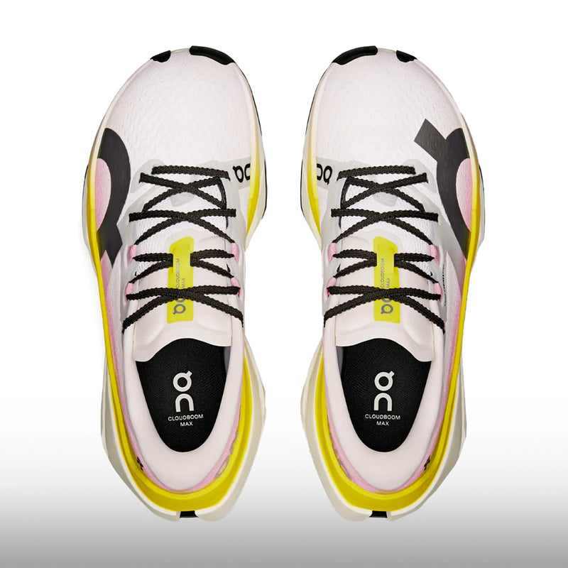 On Running Cloudboom Max Mujer Lime Raspberry