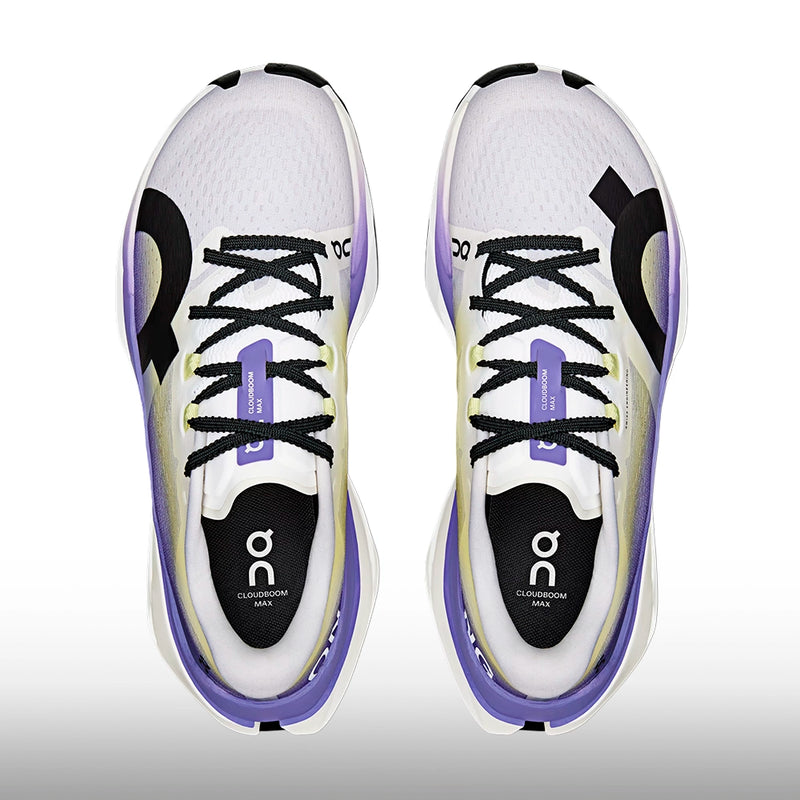 On Running Cloudboom Max Mujer White Juniper